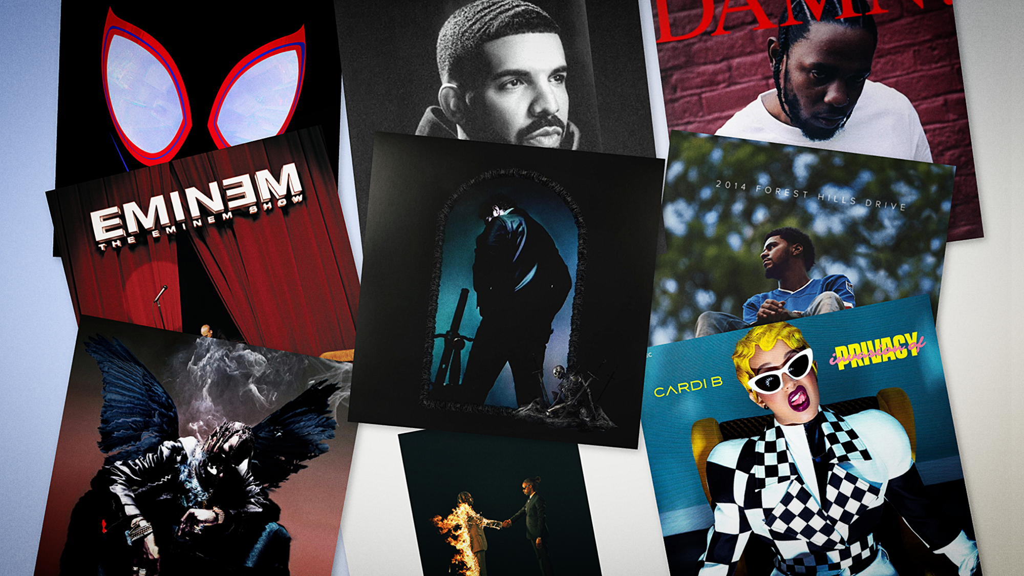 The Most Streamed Rap Albums on Spotify