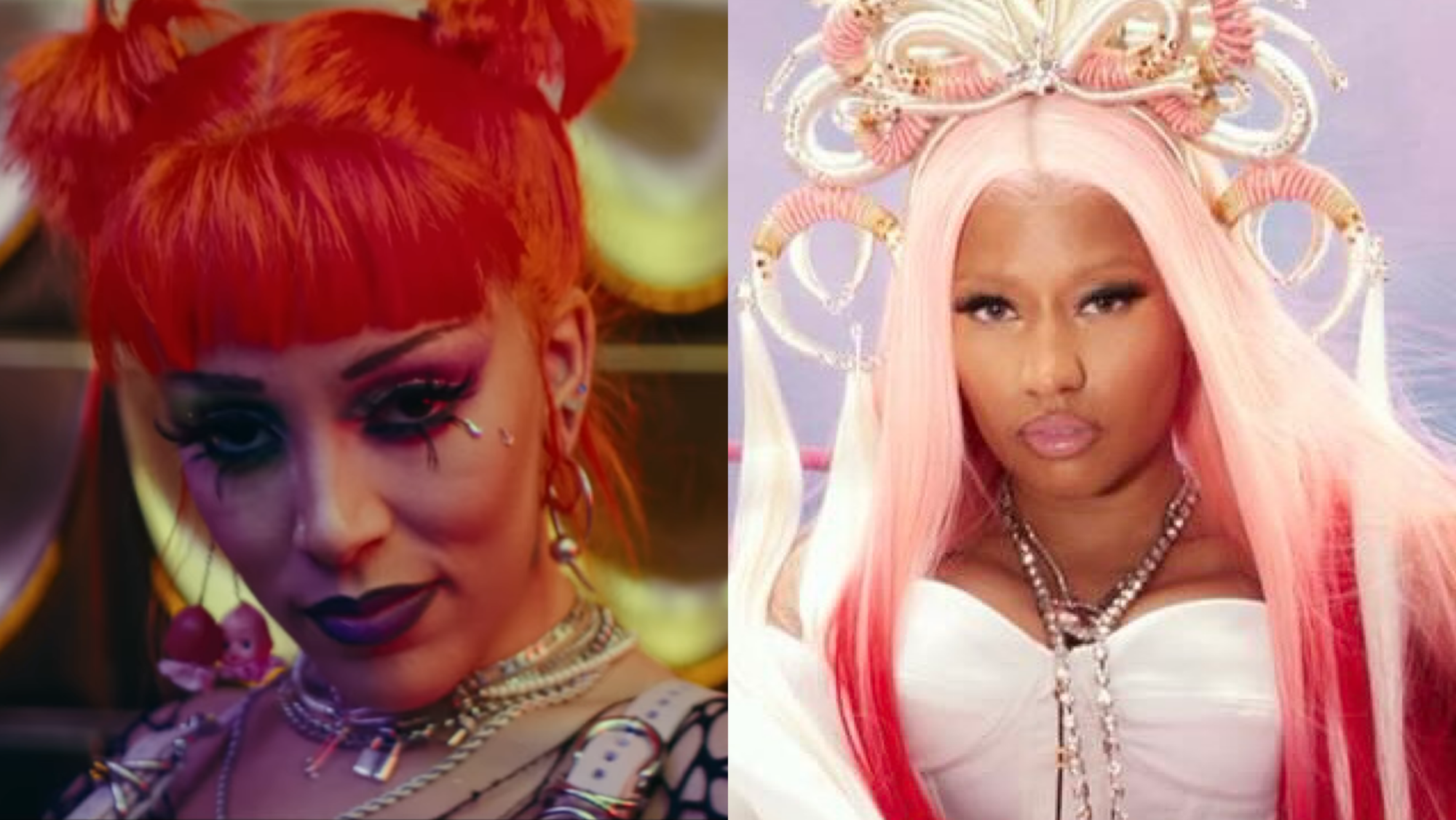 Doja Cat Ties Nicki Minaj as Female Rapper with Most Songs Over 1 Billion Streams