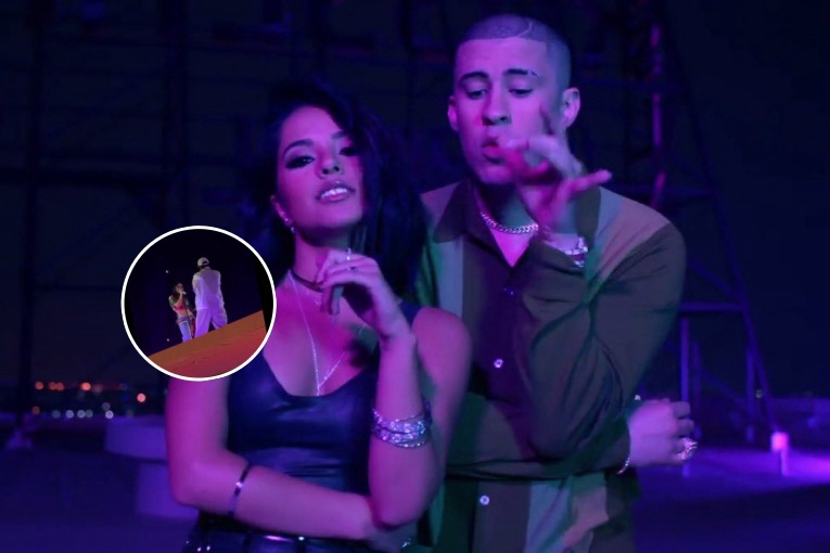 Bad Bunny Reunites With Becky G for “Mayores” in Chile