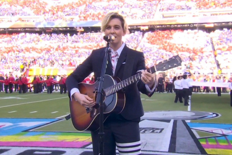 Brandi Carlile Performs “America the Beautiful” at Super Bowl LX: Watch