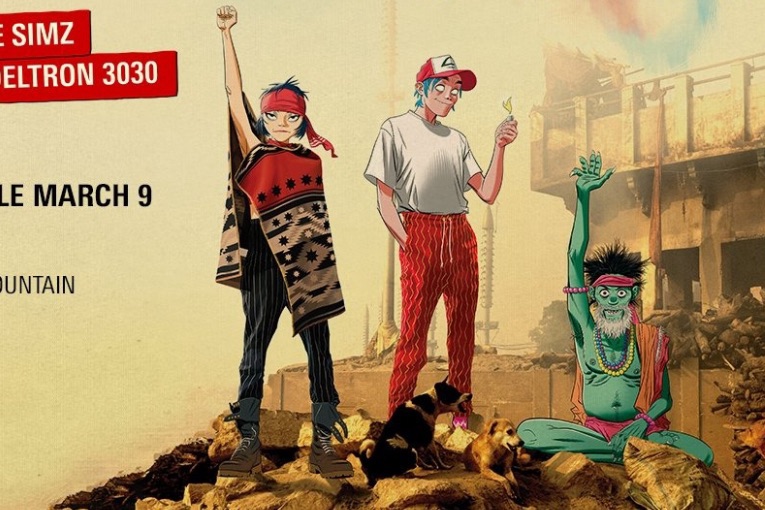 Gorillaz Announces North American Leg of The Mountain Tour 2026