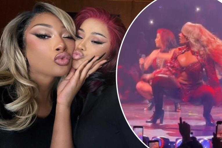 Cardi B Brings Out Megan Thee Stallion for “WAP” During Houston Tour Stop