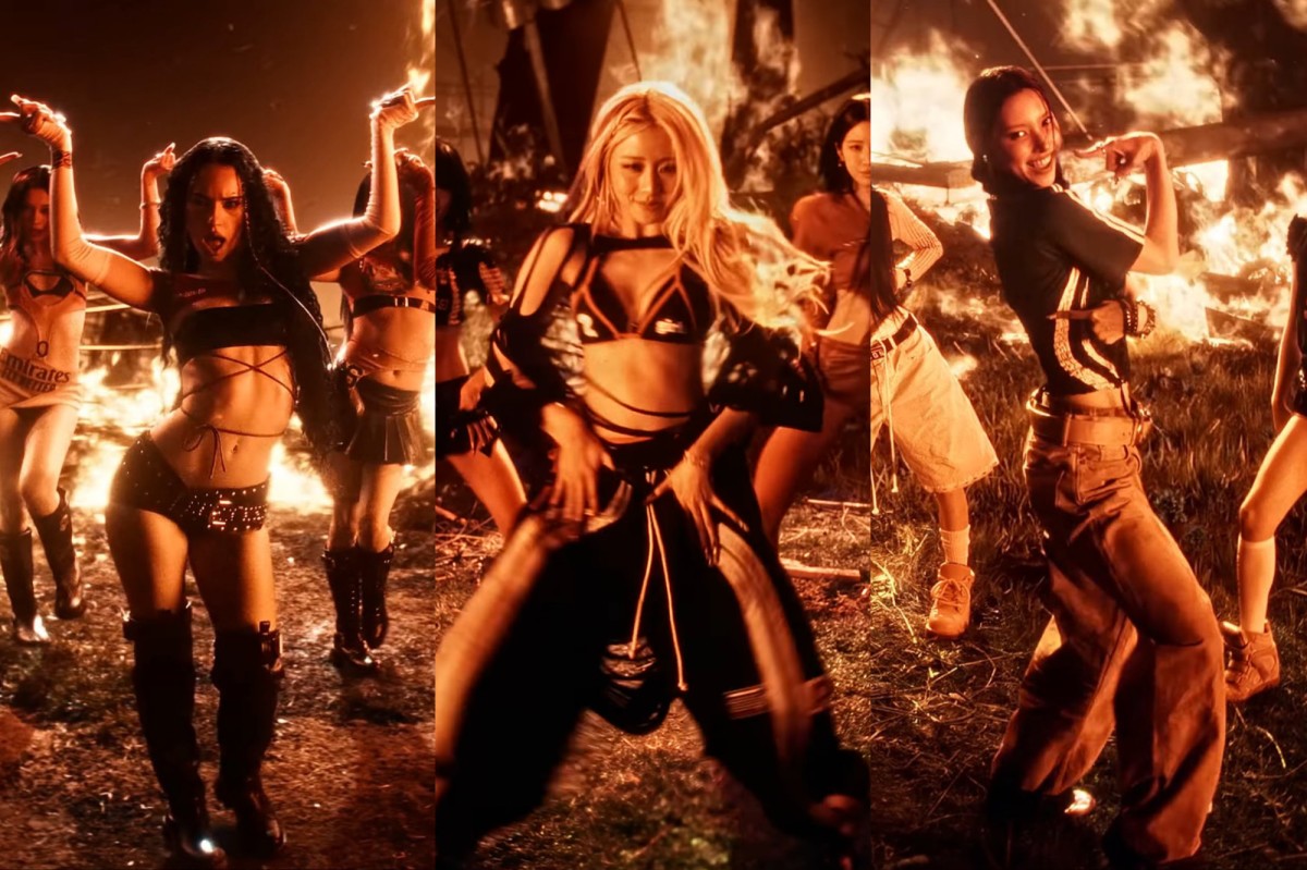 LE SSERAFIM, ILLIT and KATSEYE Embrace Chaos in ‘Iconic By Mistake’ Music Video