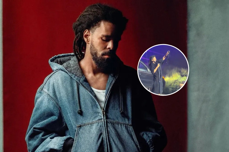 J. Cole Reacts After Fan Throws Bra on Stage in Atlanta: Watch