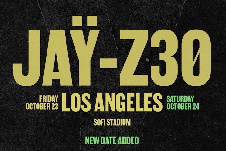 JAY-Z Adds Second London and LA Shows to JAY-Z30 Tour