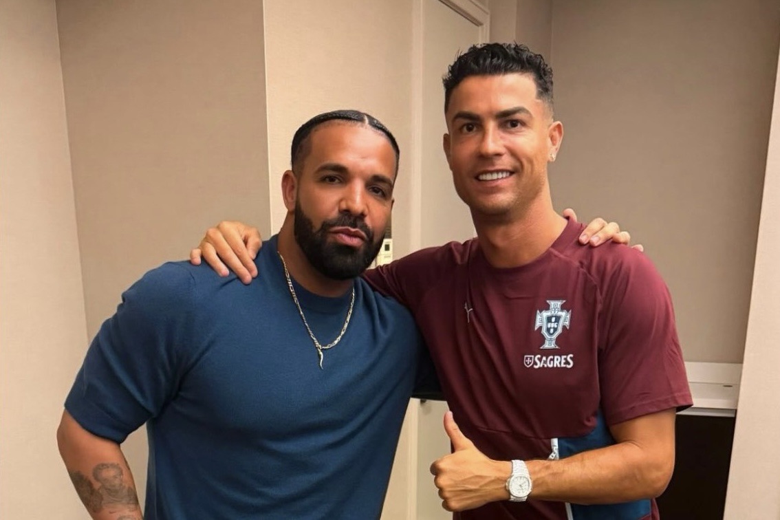Cristiano Ronaldo thanks Drake