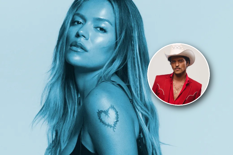 Karol G Brings Out Bruno Mars for Live Debut of ‘Still’ in Los Angeles