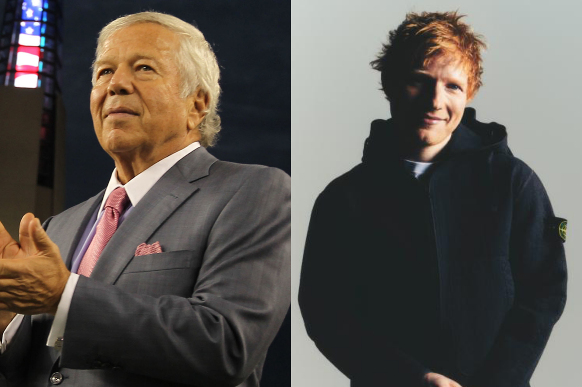 Ed Sheeran and Robert Kraft Announce $4 Million Donation